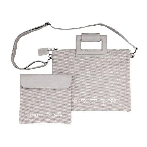 סט כיסויים "יברכך" פשתן